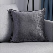 Charcoal gray outlet throw pillows